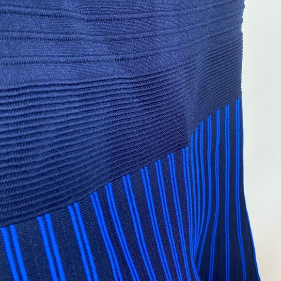 Maje Striped Midi Dress - Size 2 Small - Picture 5 of 5